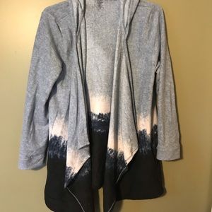 Cuddl Duds Soft Fleece Hooded Cardigan Sweater